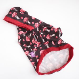 Mantar Desen Kapüşonlu Sweatshirt