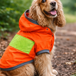 TURUNCU SU GEÇİRMEZ KÖPEK YAĞMURLUĞU